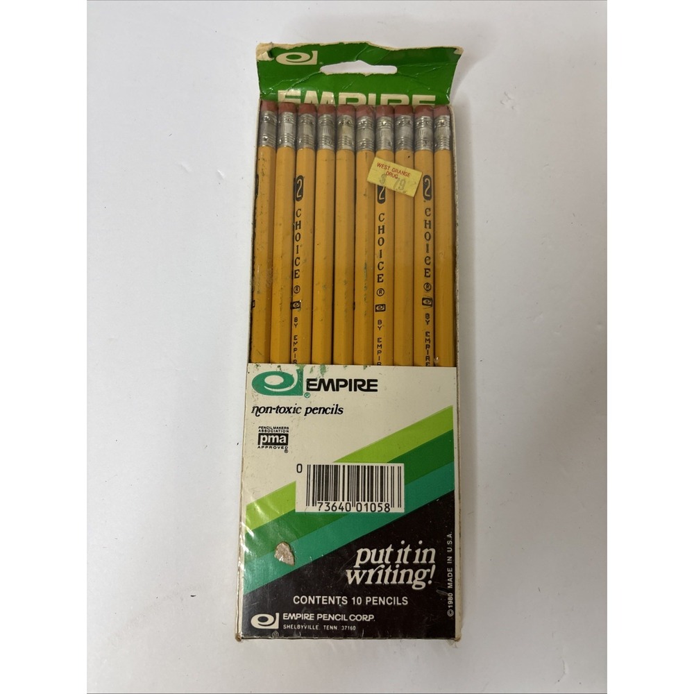 Empire USA #2 Choice Pencils, Pack Of 10, Put It In Writing HHHH